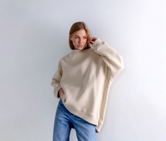 Свитшот oversize "CREMA"