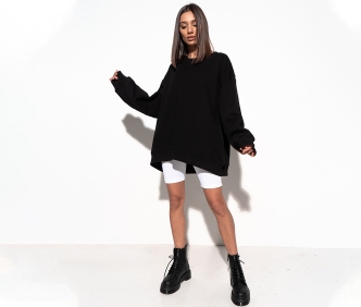 Свитшот oversize "BLACK"